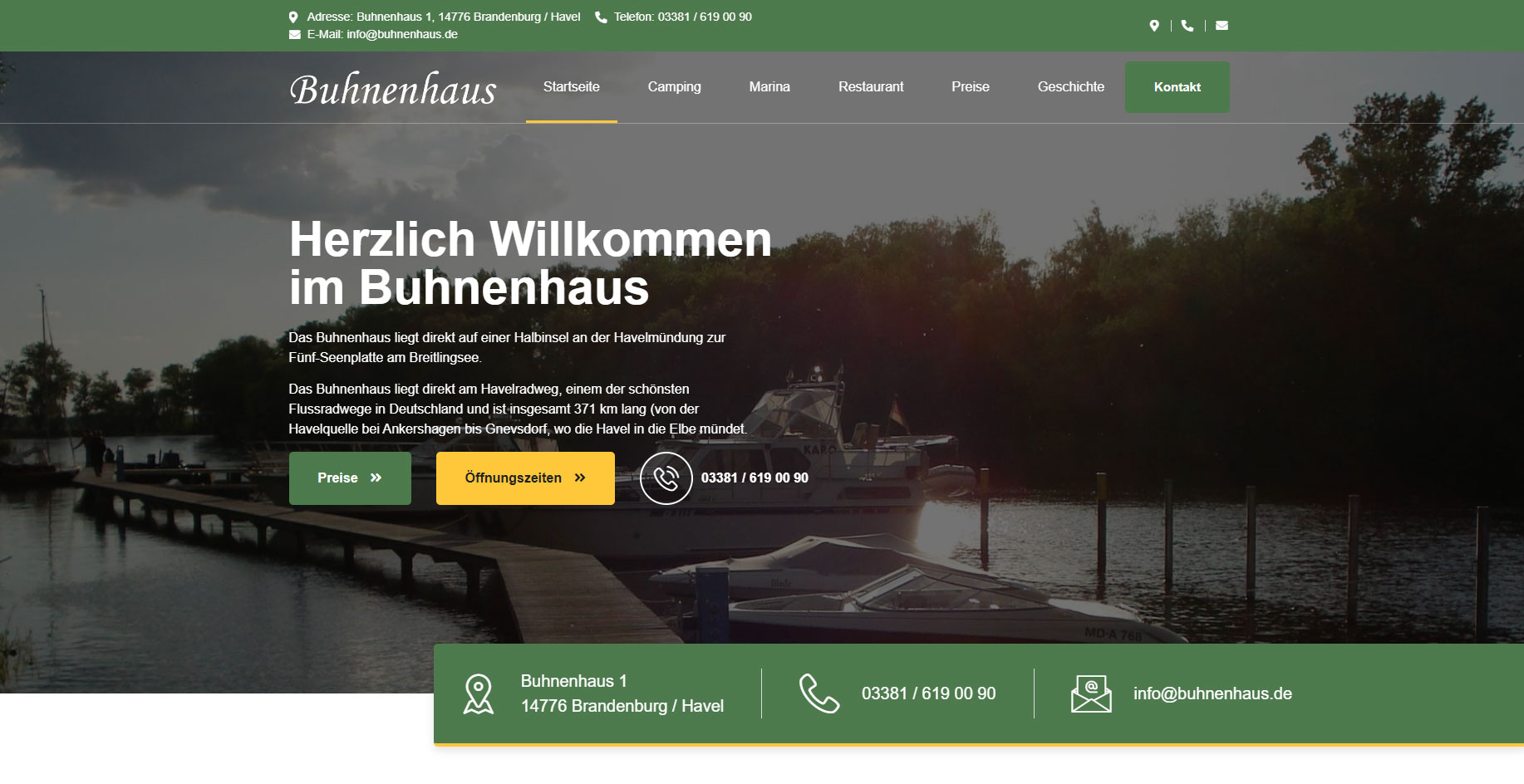 Buhnenhaus Camping